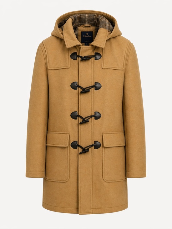 Brooks Brothers Other - Brooks Brothers Camel Wool Duffle Coat M Hooded Toggle Winter Jacket NWOT